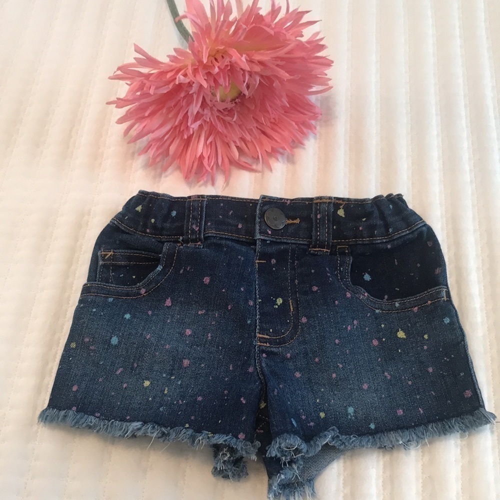 Garanimals Denim Cutoff Shorts with Raw Edges Toddler Size 3T